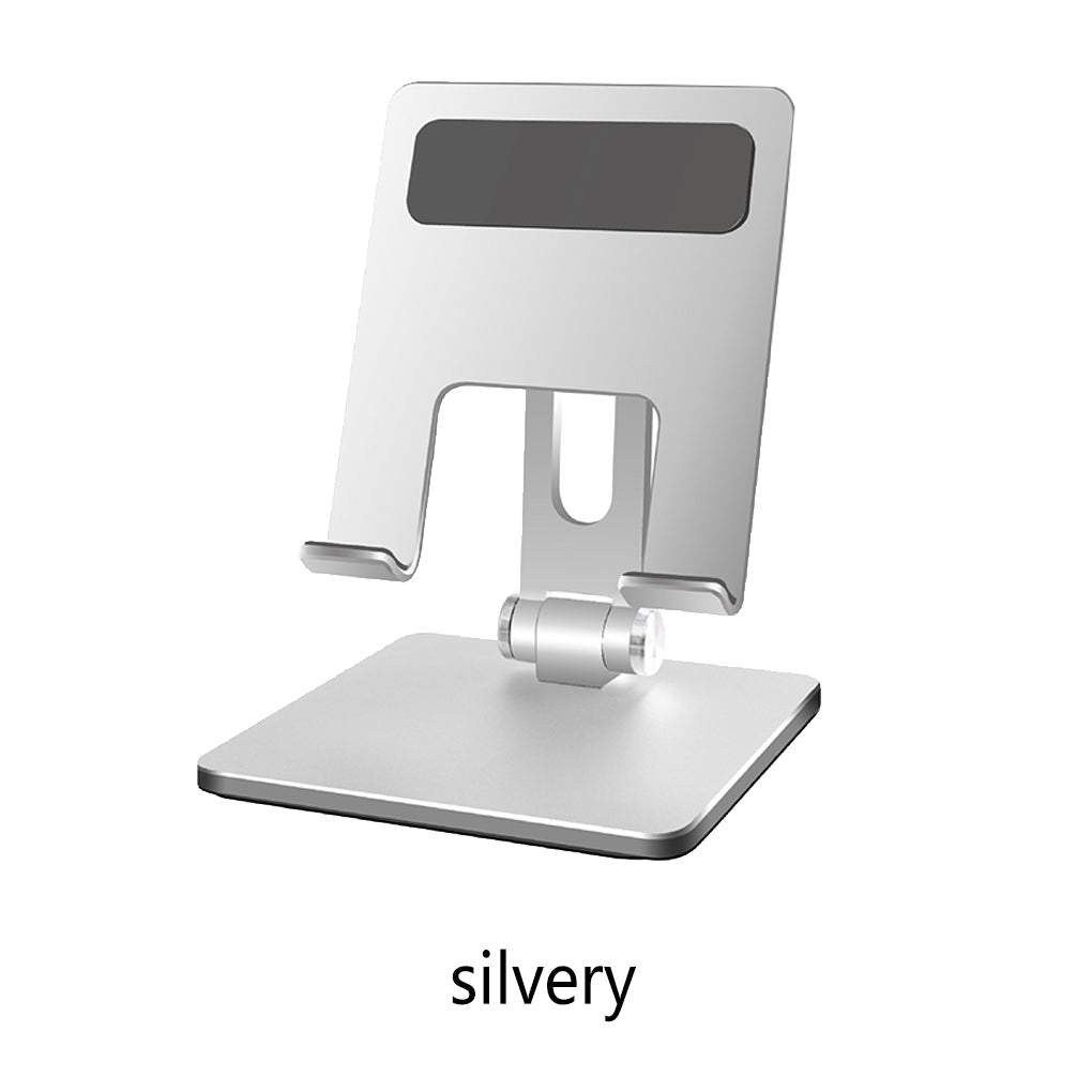 Adjustable Universal Folding Phone Holder Rack - Silver