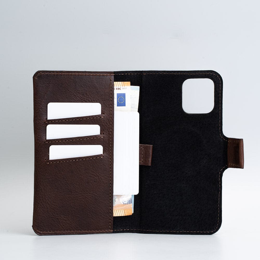 Leather Folio wallet for iPhone 12 Series with Magsafe - The Minimalist 2.0 (SALE)