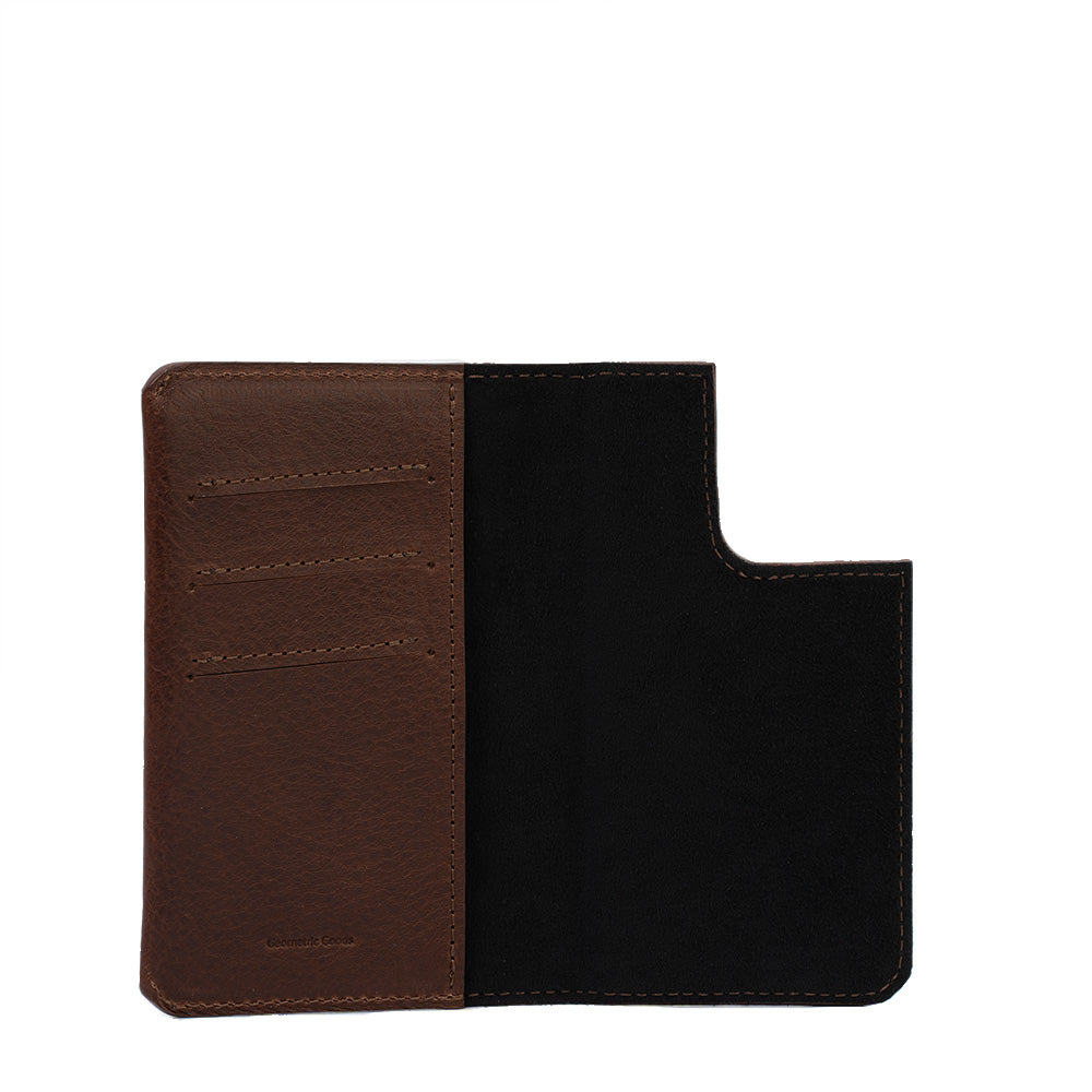 Leather Folio Case Wallet for iPhone 15 Series with MagSafe - The Minimalist 1.0