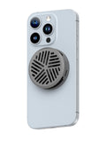 Hagibis Magnetic Cell Phone Cooler Ultrathin Cooling Fan Portable Lightweight Mobile Phone Radiator for iPhone 16 15 Pro Max MagSafe Series iPad Pro Android Tablet (Grey)