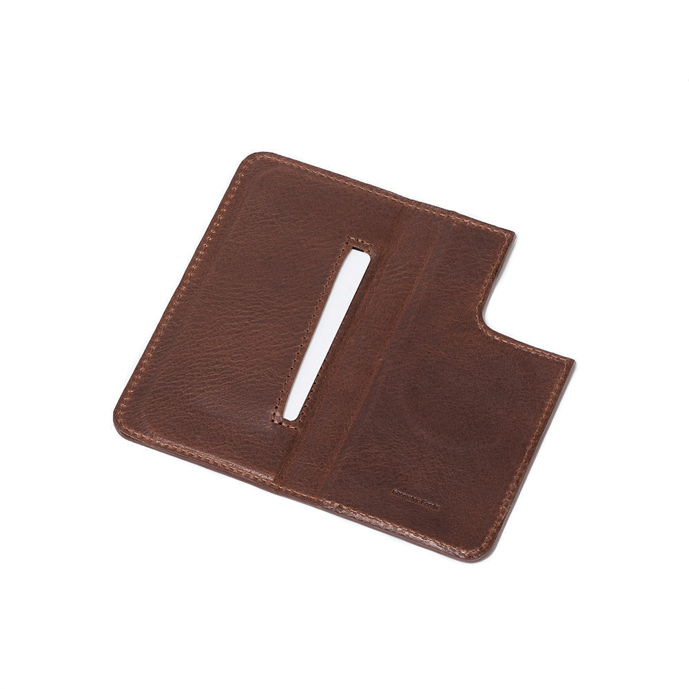Leather Folio Case Wallet for iPhone 15 Series with MagSafe - The Minimalist 3.0