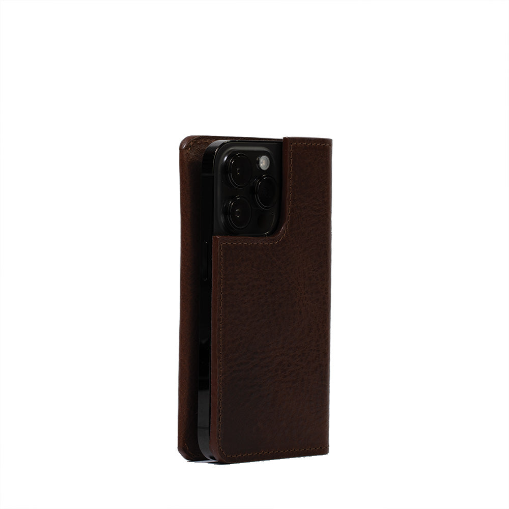 Leather Folio Case Wallet for iPhone 15 Series with MagSafe - The Minimalist 1.0