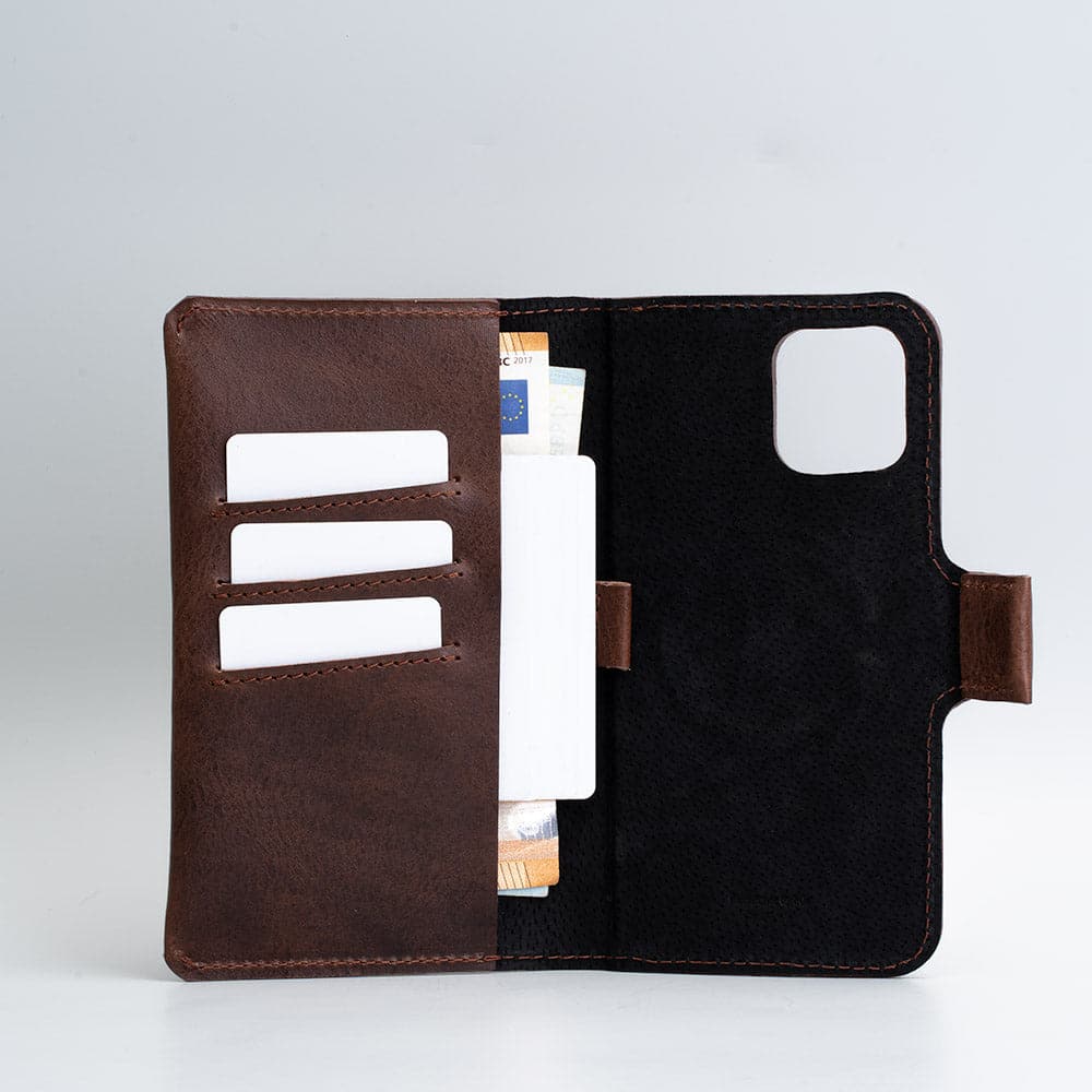 Leather Folio wallet for iPhone 12 Series with Magsafe - The Minimalist 2.0 (SALE)
